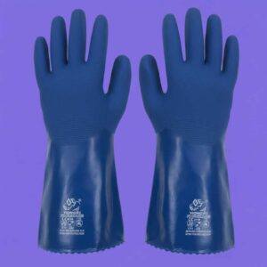 دستکش ایمنی ضد اسید هانگری Chemical glove HONGRI